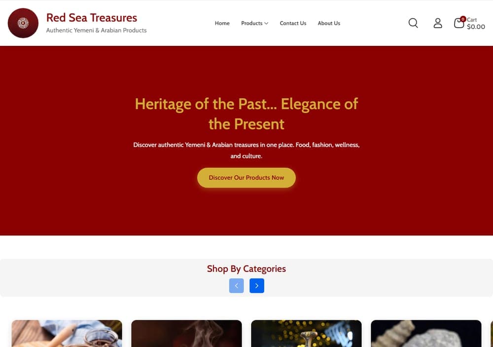 Red Sea Treasures — store