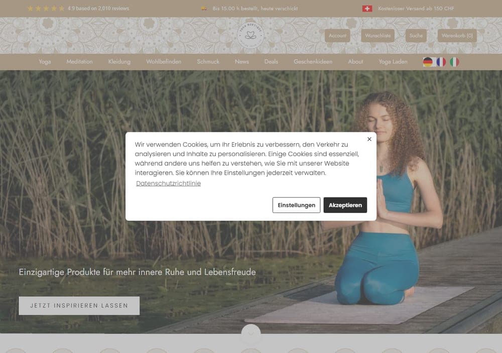 Yoga Boutique — store